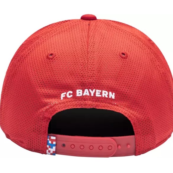 Bayern Munich "Gallery" Red Trucker Hat Snapback Fan Ink Officially Licensed - Picture 4 of 4